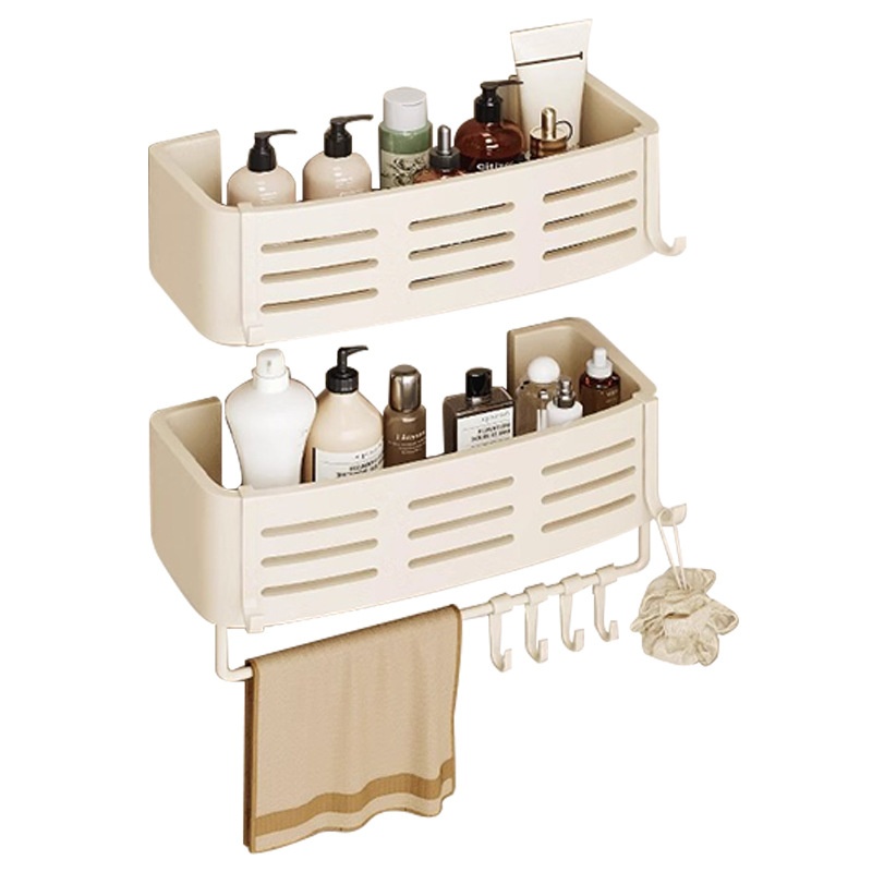 Wall-mounted Balconywall Bathroom Storage Rack 5