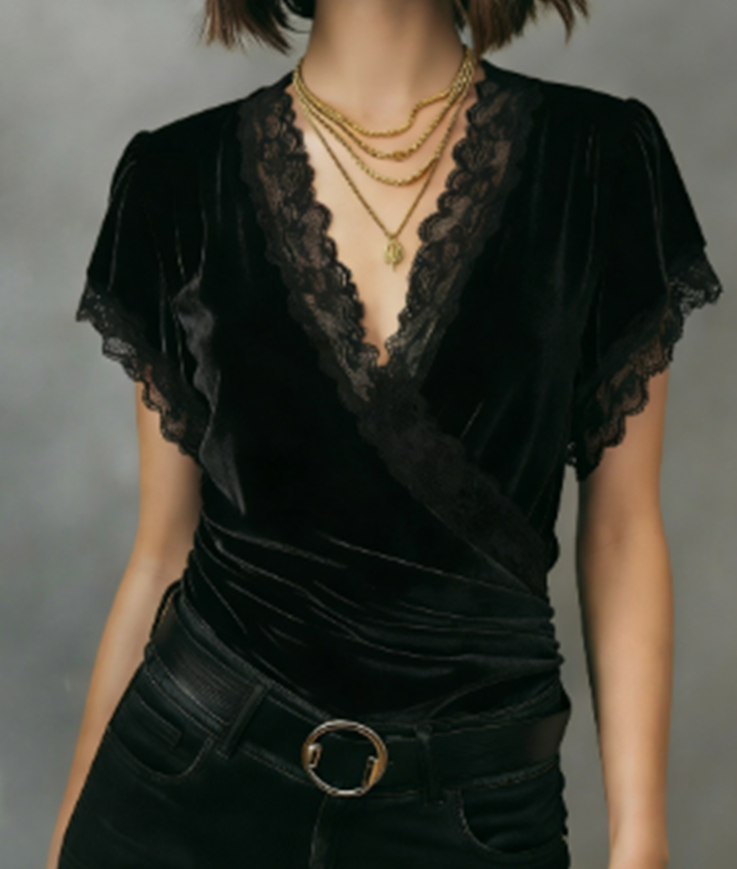 Polyester Women's Short Sleeved Shirt 2