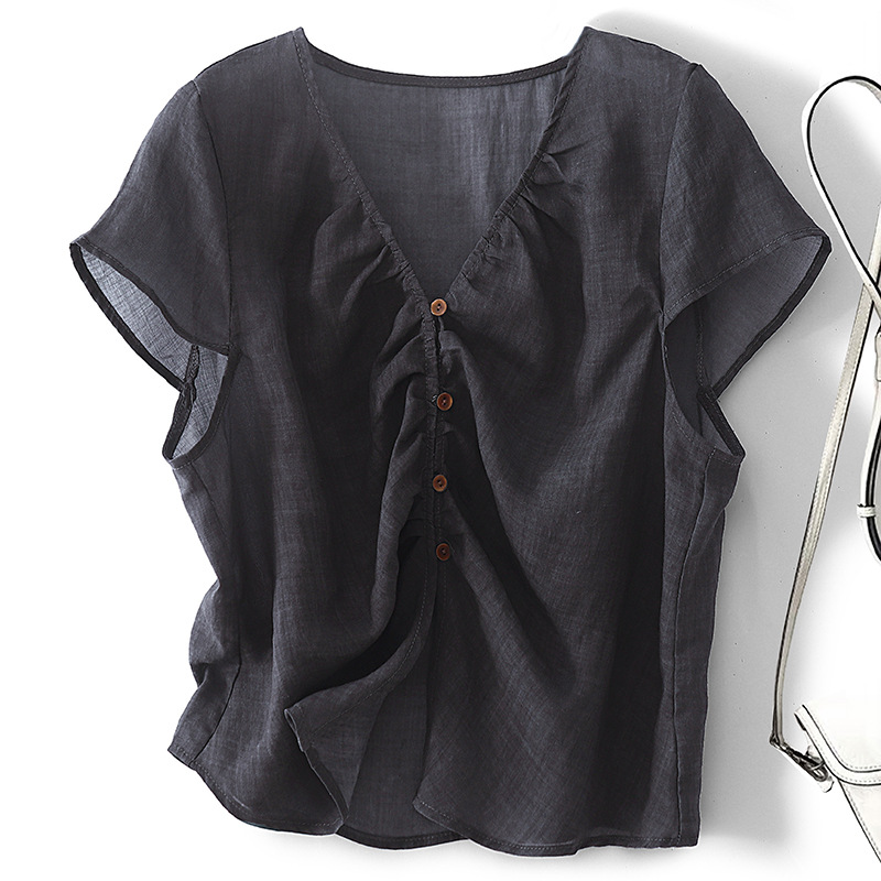 Loose-fitting Lightweight Breathable Minimalist Shirt
