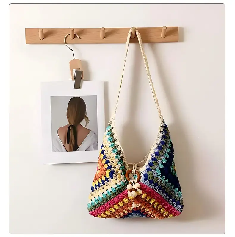 Fashionable Casual Everyday Commuter Tassel Shoulder Bag