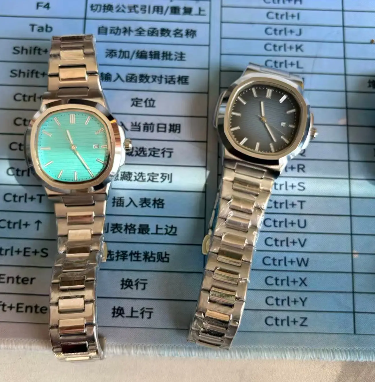 Fashion Steel Belt Calendar Luminous Watch Men