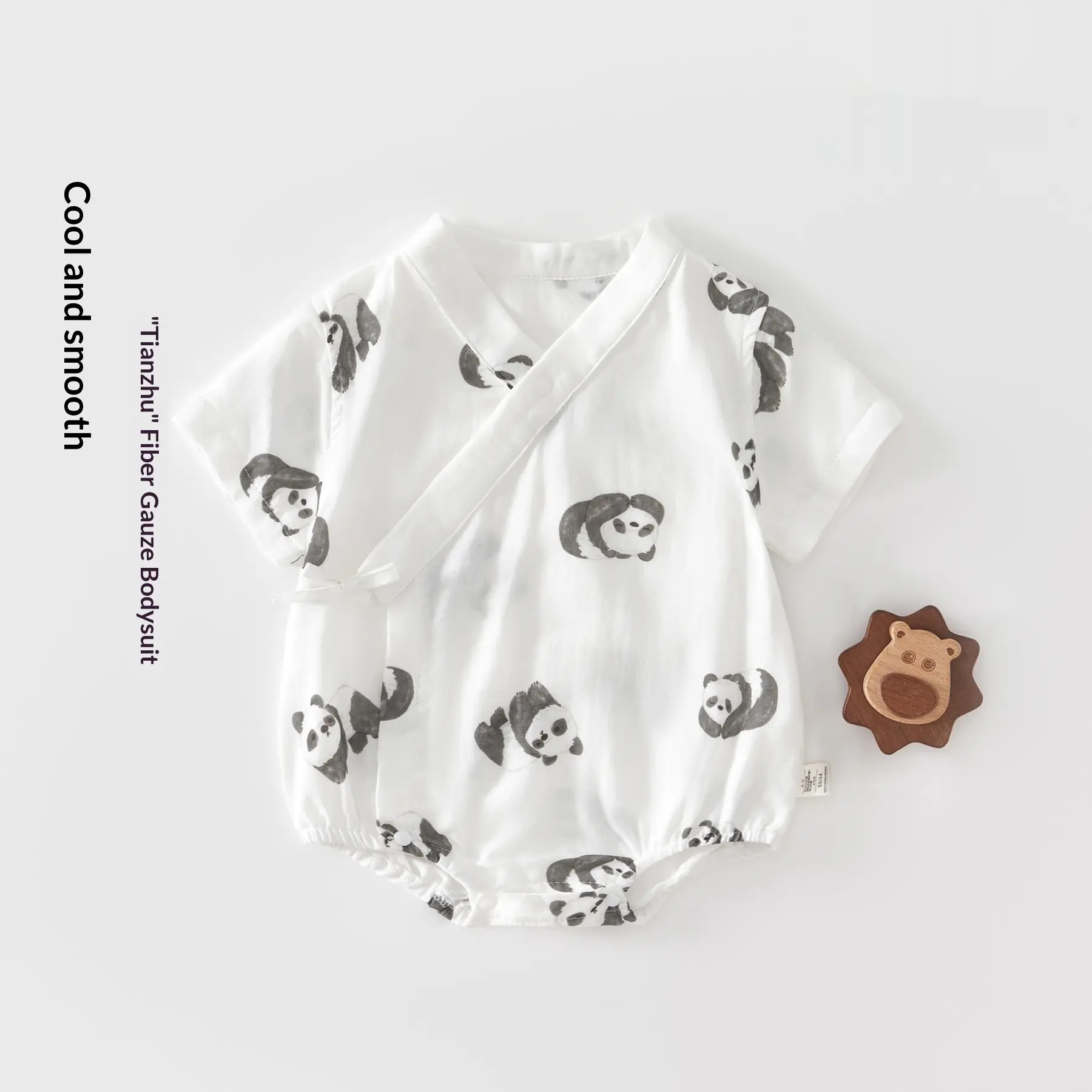Baby Bamboo Cotton Summer Outfit Triangular Romper Made Of Bamboo Fiber