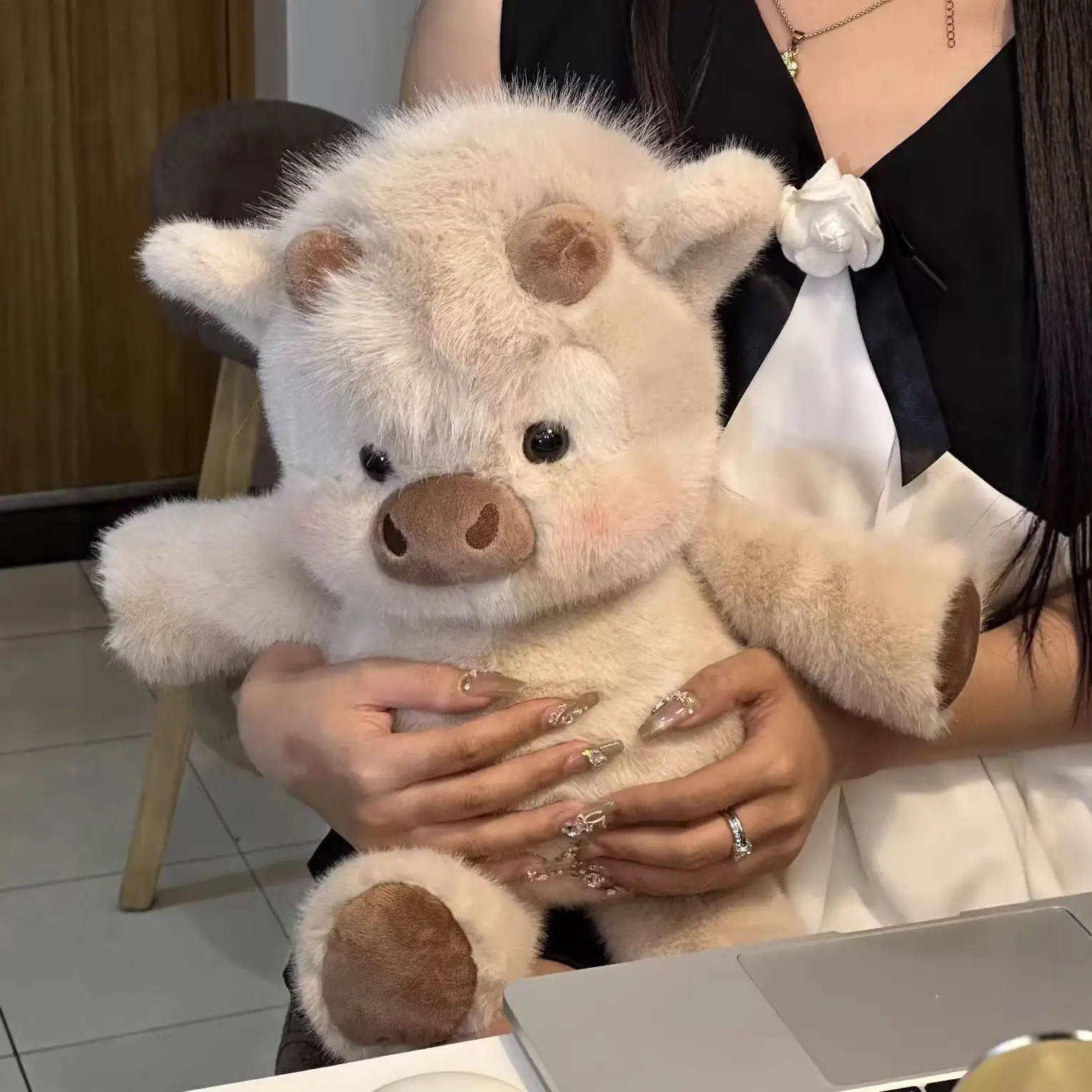 Sugok Calf Plush Toy For Comfort And Sleep Support.