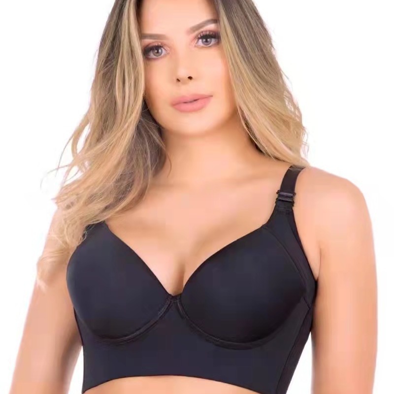 Women's Glossy Seamless Lingerie Memory Underwire Bra