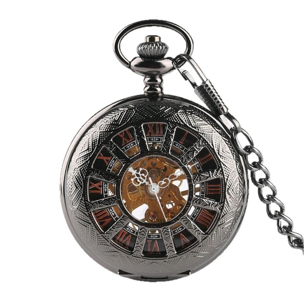 Openwork Floral Pocket Watch, picture 2 of 6