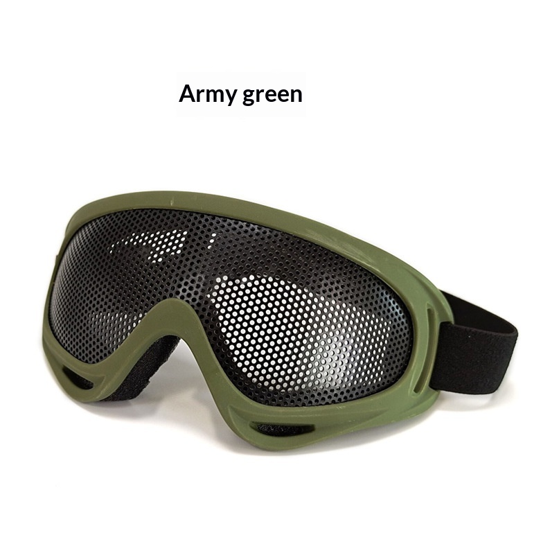 Highdensity Metal Mesh Cycling Glasses With A Ventilated Design And Protective Lenses