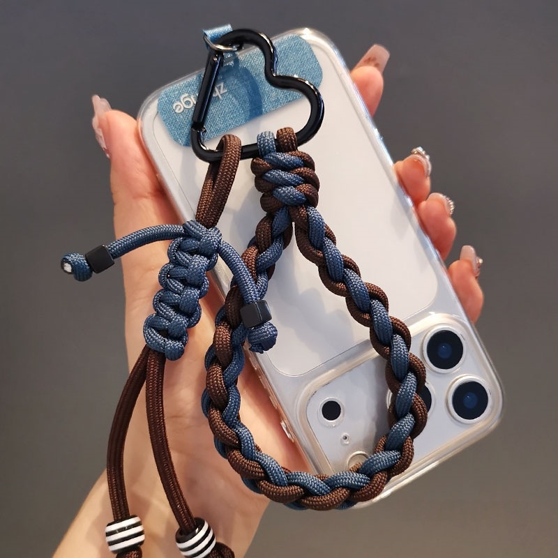 Solidly Woven Friendship Knot Outdoor Travel Phone Lanyard