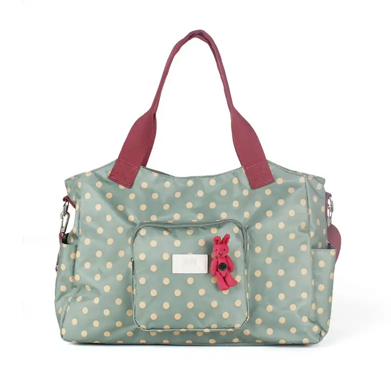 Polka-dot Cute Little Bear Hand-carrying Mommy Bag