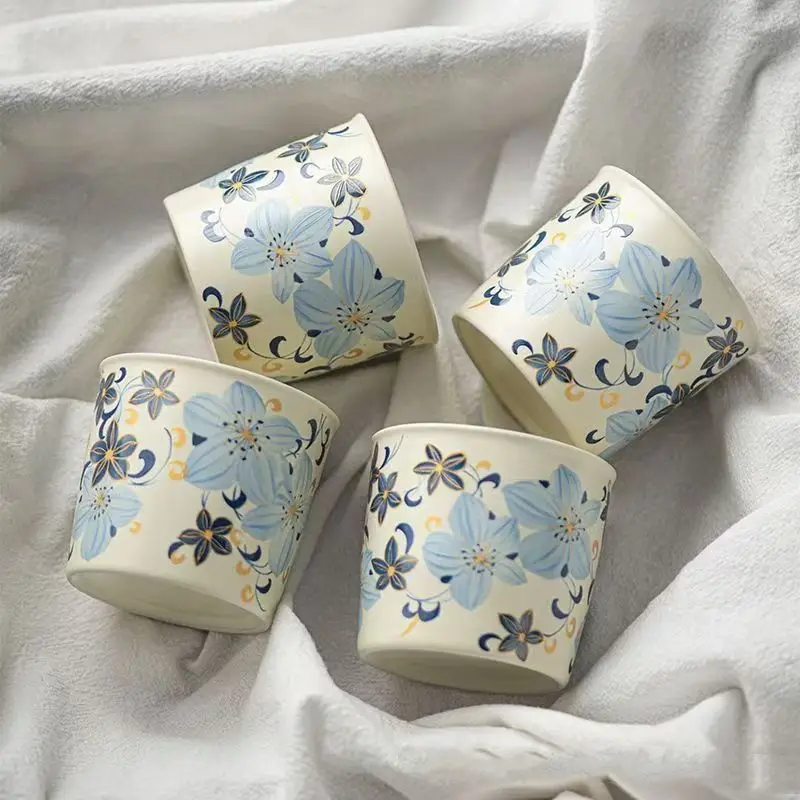 Linglan Lily Tea Cup Ceramic Master Tea Bowl