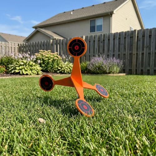Metal Automatic Tumbling Mud Pellet Target