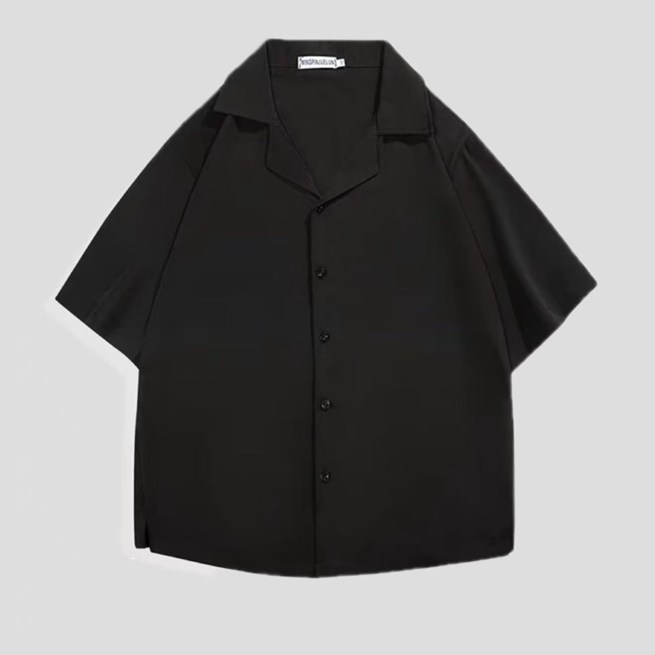 Men's Fashionable Loose Casual Short-Sleeve Shirt