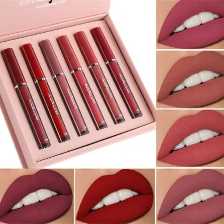 Lipstick Set Matte Long-Lasting Non-Staining Lip Glaze Makeup
