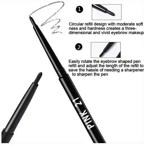 Non-fading Eyeliner Pencil Waterproof Sweat-proof Three-dimensional Multi-effect Line Drawing
