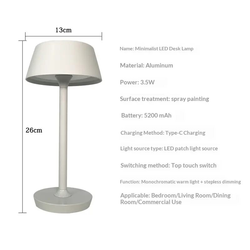 Creative Atmosphere Hotel Bar Bedroom Table Lamp