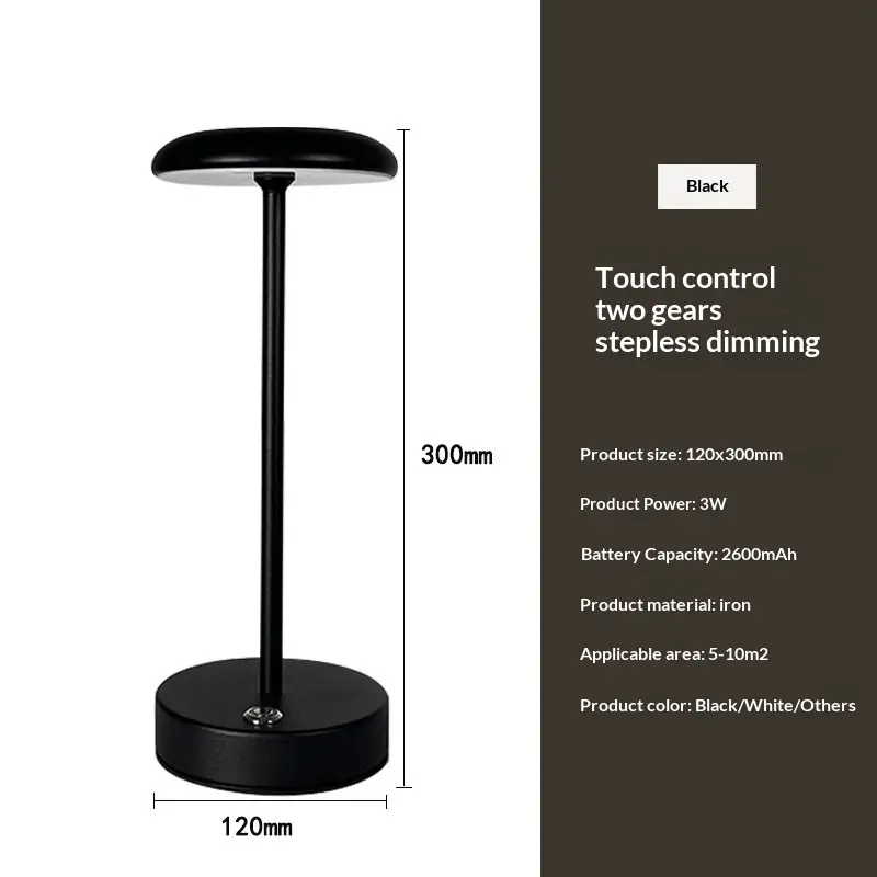 Simple Warm-Light LED Night Light Charging Desk Lamp