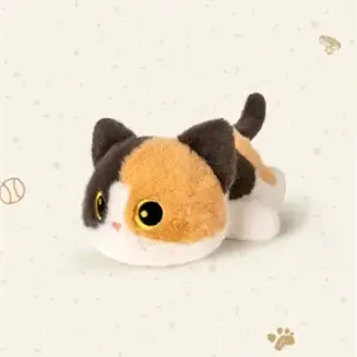 Cat Plush Toy Pendant Siamese Cat Doll Keychain Charm Healing-Style Backpack Decoration Wholesale