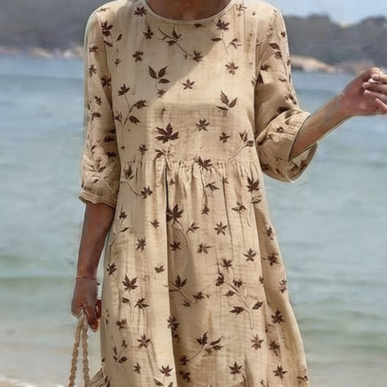 European And American Women's Loose Round Neck Fashion In Summer