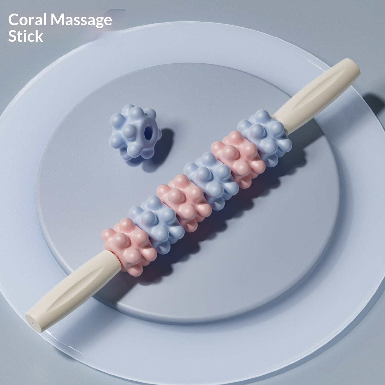 Sports & Fitness Deep-Tissue Massage Foam Roller Gear Yoga