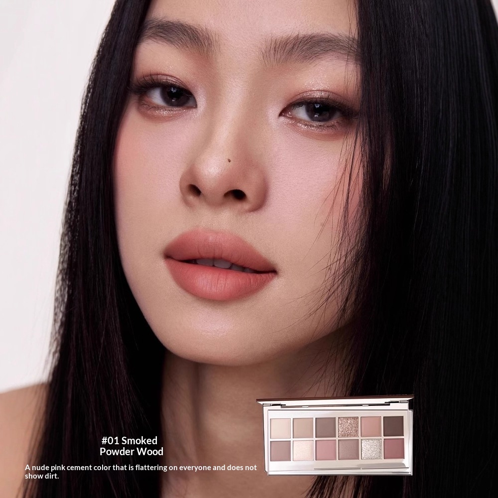 Yeose Eye Shadow 12 Colors Everyday Natural Makeup Earthy Multi-Color Palette