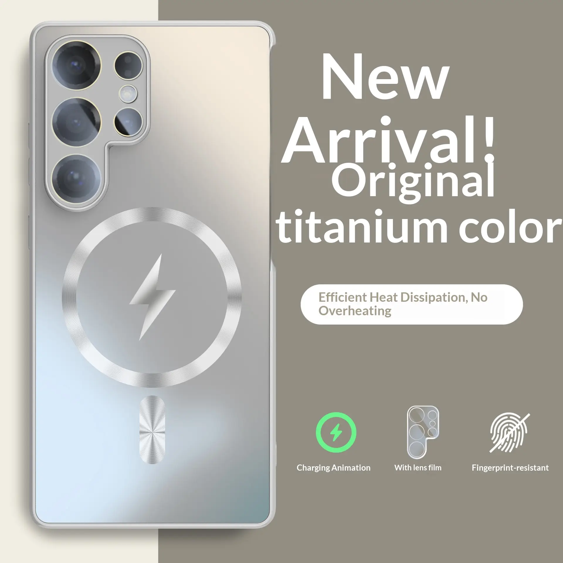 Electrostatic Skin-Feel AG Frosted Phone Case