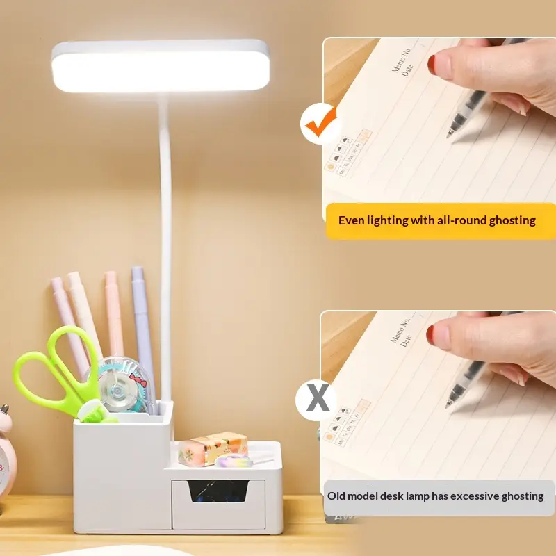 Pen Holder Eye-Care Charging LED Night Light