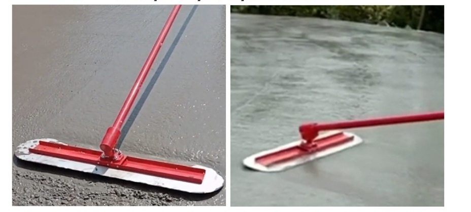 90cm Concrete Finishing Trowel | Stainless Steel Leveling Tool — view 4