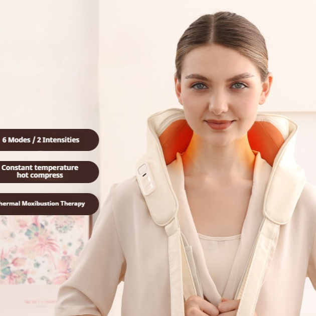 Relaxing Shoulder And Neck Massager With Kneading Function To Open Up The Shoulders