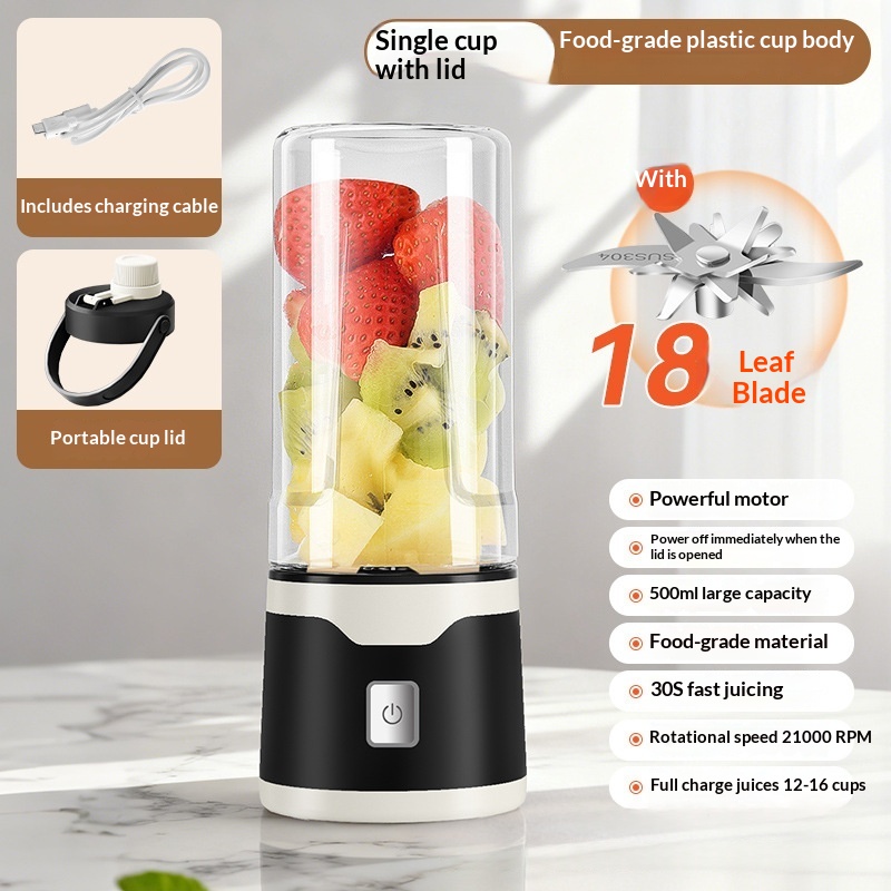 Portable USB Rechargeable Electric Juicer Cup | 500ML Blender — view 12