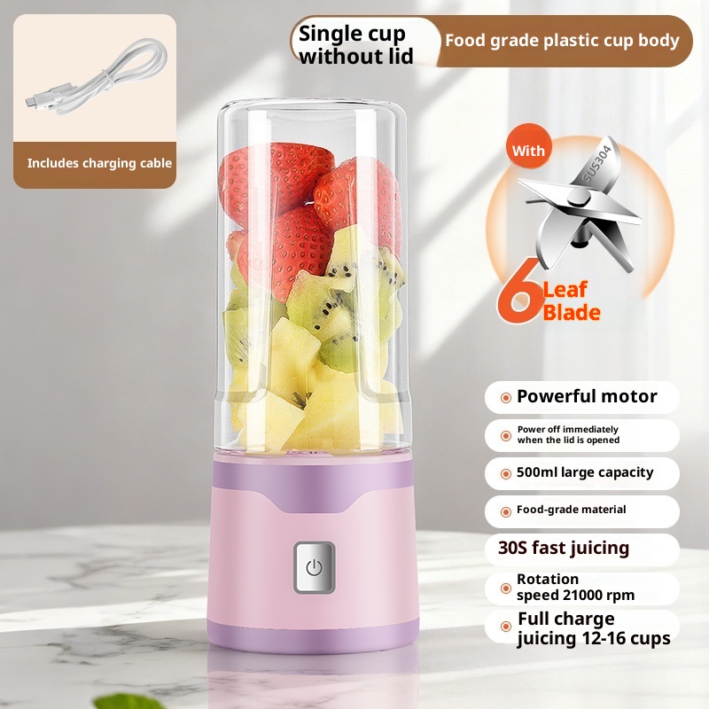 Portable USB Rechargeable Electric Juicer Cup | 500ML Blender — view 4