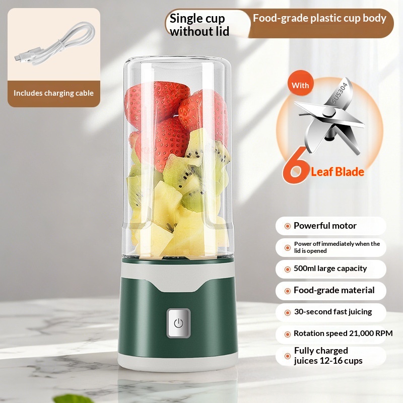 Portable USB Rechargeable Electric Juicer Cup | 500ML Blender — view 5