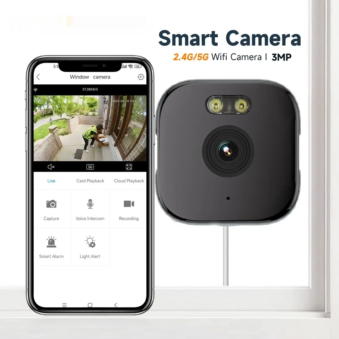 Camera Dual-band Connection With Two-way Voice Calling