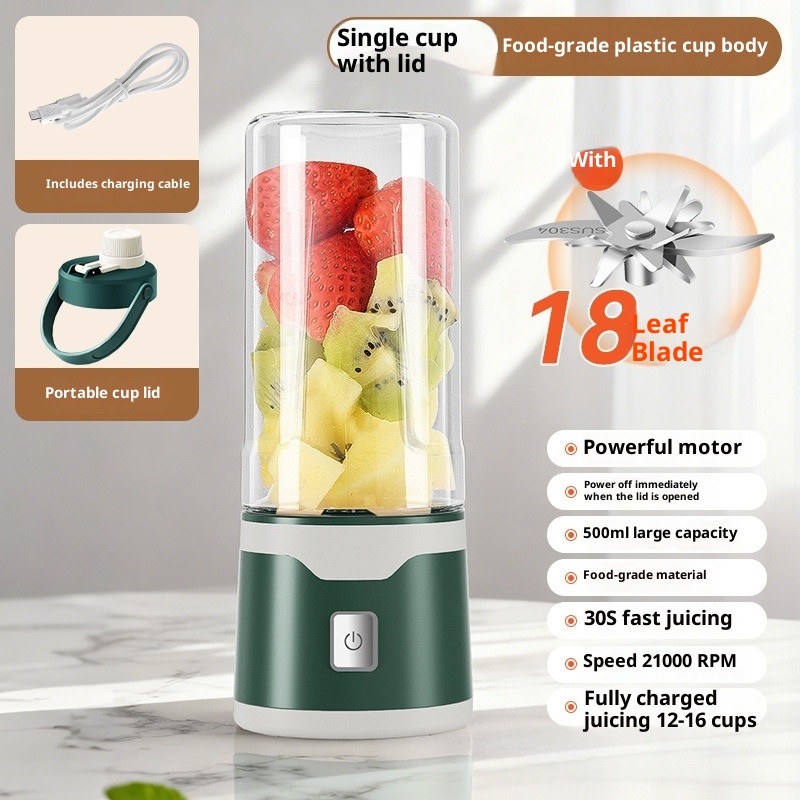 Portable USB Rechargeable Electric Juicer Cup | 500ML Blender — view 16