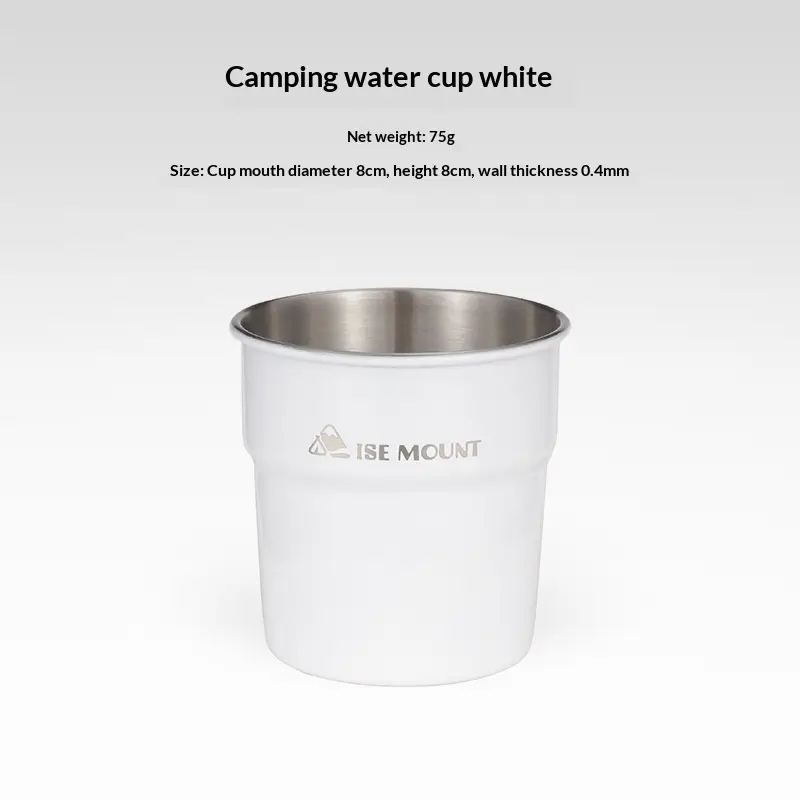 Stainless Steel Camping Coffee Beer Direct-Drinking Mug