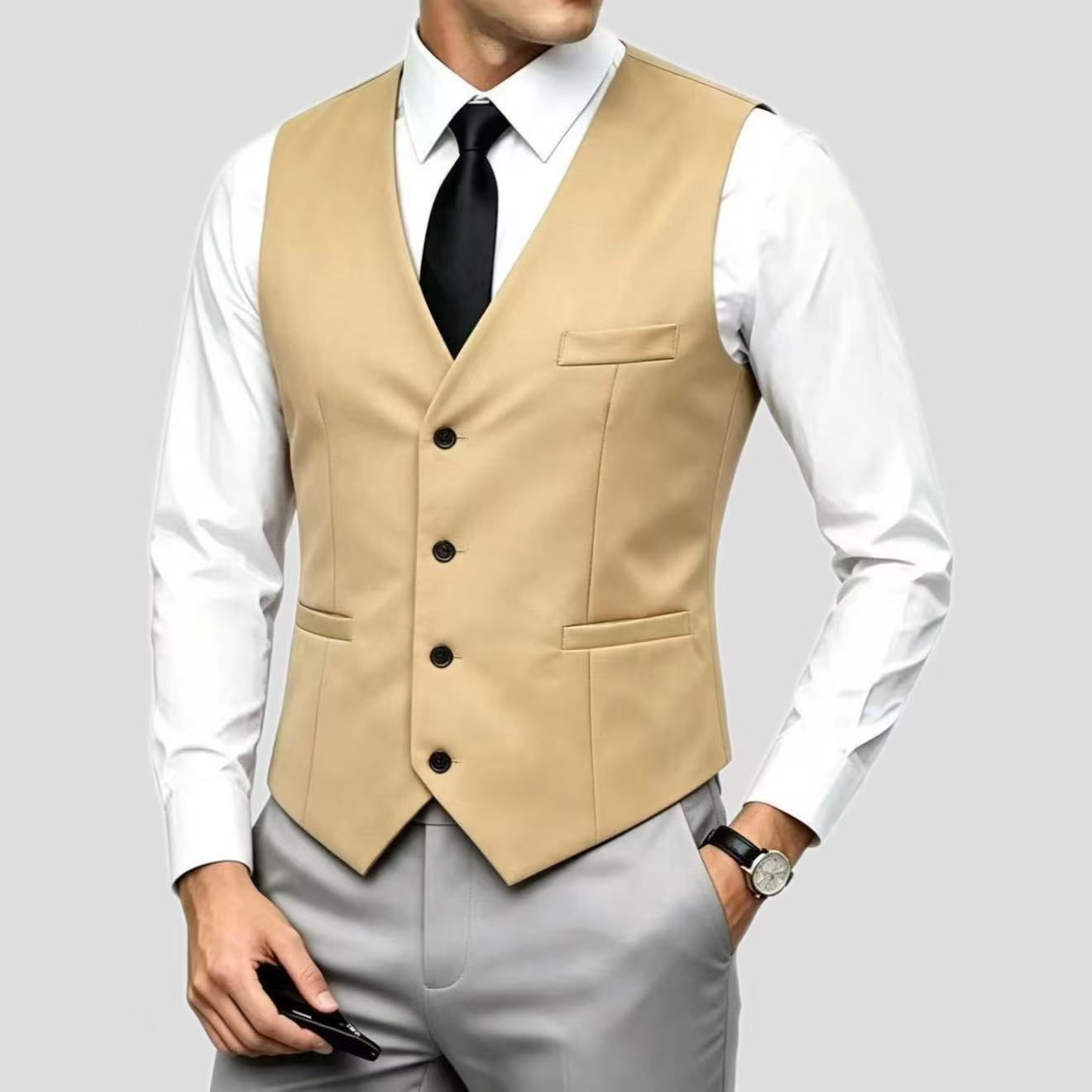 Men's Fashion V-Neck Casual Suit Vest
