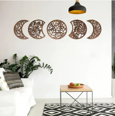 Wall Decor Hanging Ornament Home Wooden Craftwork