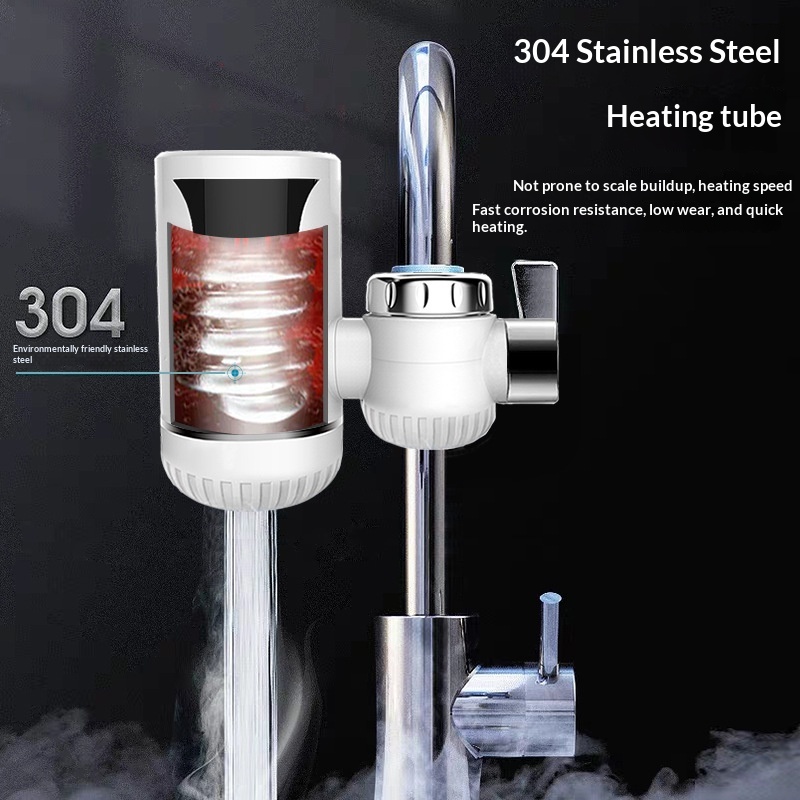 Kitchen Dual-Use Hot And Cold Instant Electric Faucet Plug-and-Play No Installation Required — foto 5