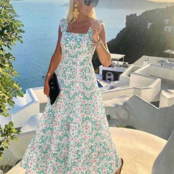 Fashion Casual Printing Dress Women