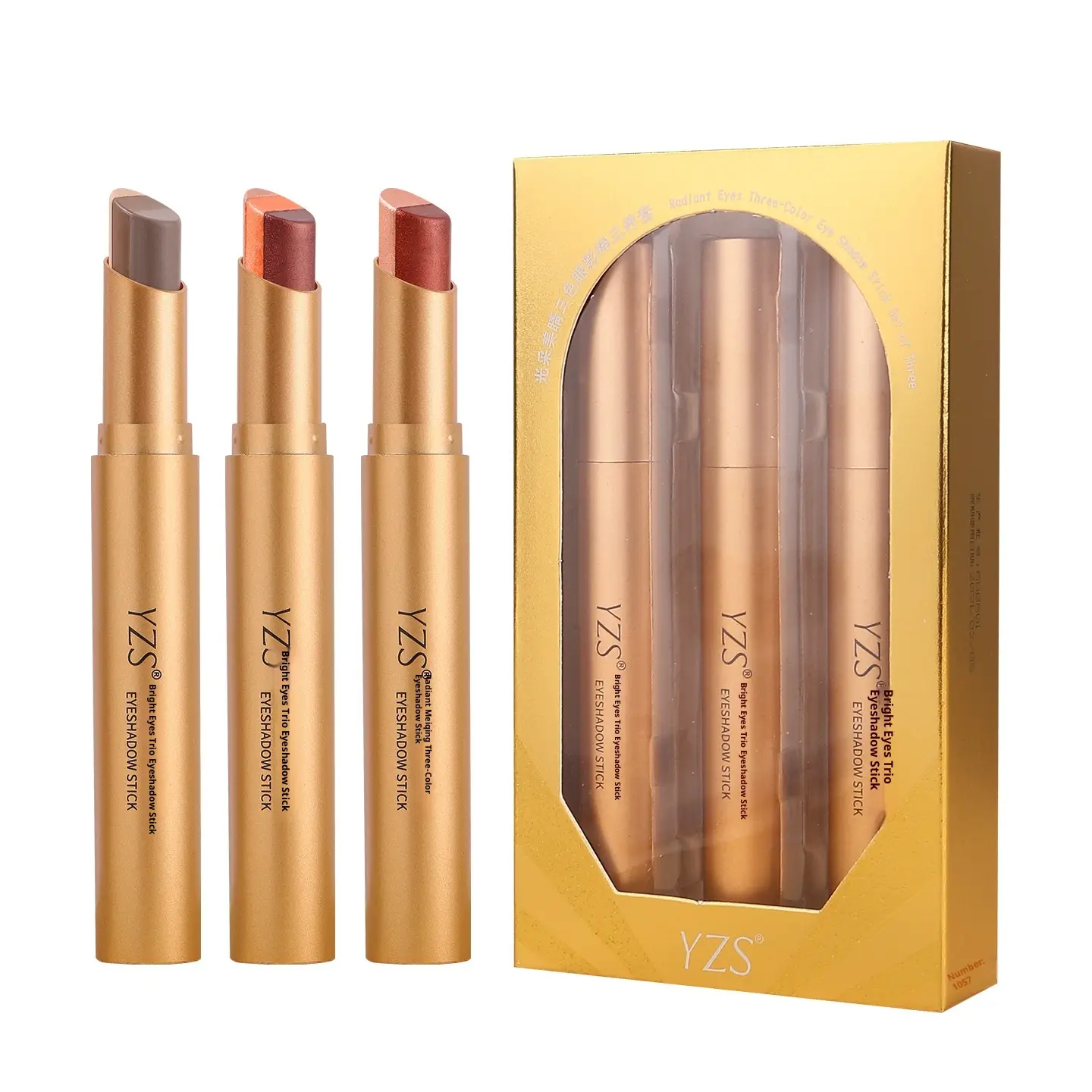 YZS Guangcai Meiqing Three-Color Eyeshadow Stick Set