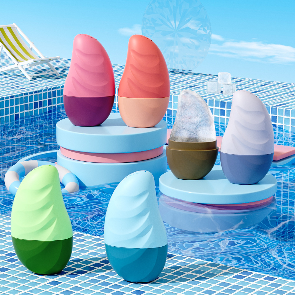 Massage Beauty Ice Cube Tray Silicone Ice Cube Mold