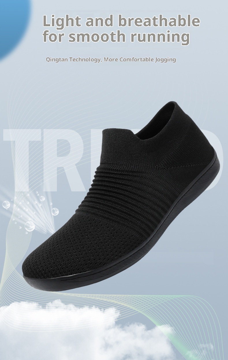 Flyknit Wide-toe Slip-on Sock Shoes Lightweight Comfortable 36 2633429e cd90 4f72 a63f 8c882137fef3 trans