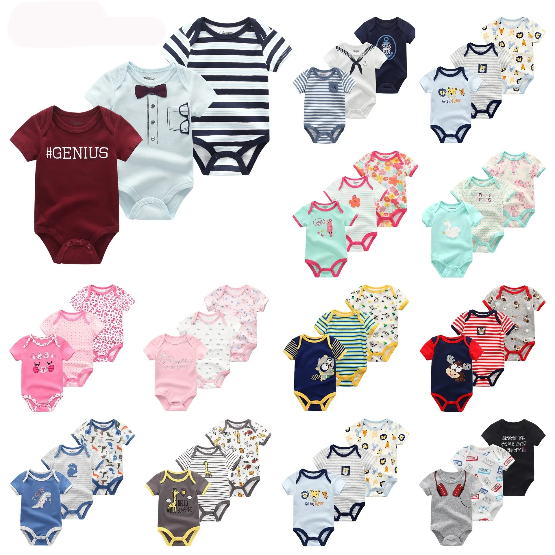 Newborn RomperPure CottonTriangle-cut One-piece Outfit