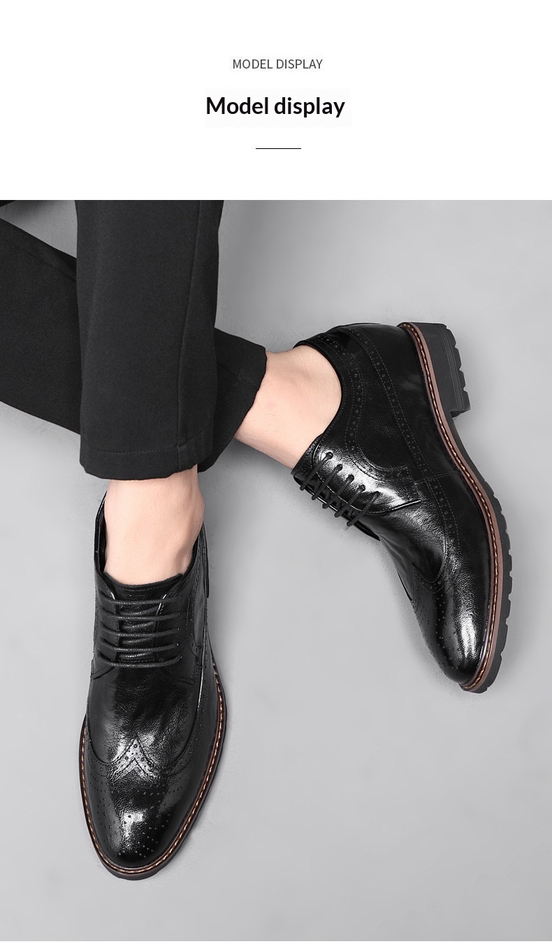 Bullock Men's 8cm Height-increasing Derby Shoes 24 27836a8a 34b6 4e3d b0e2 4d3fa6e64e9a trans