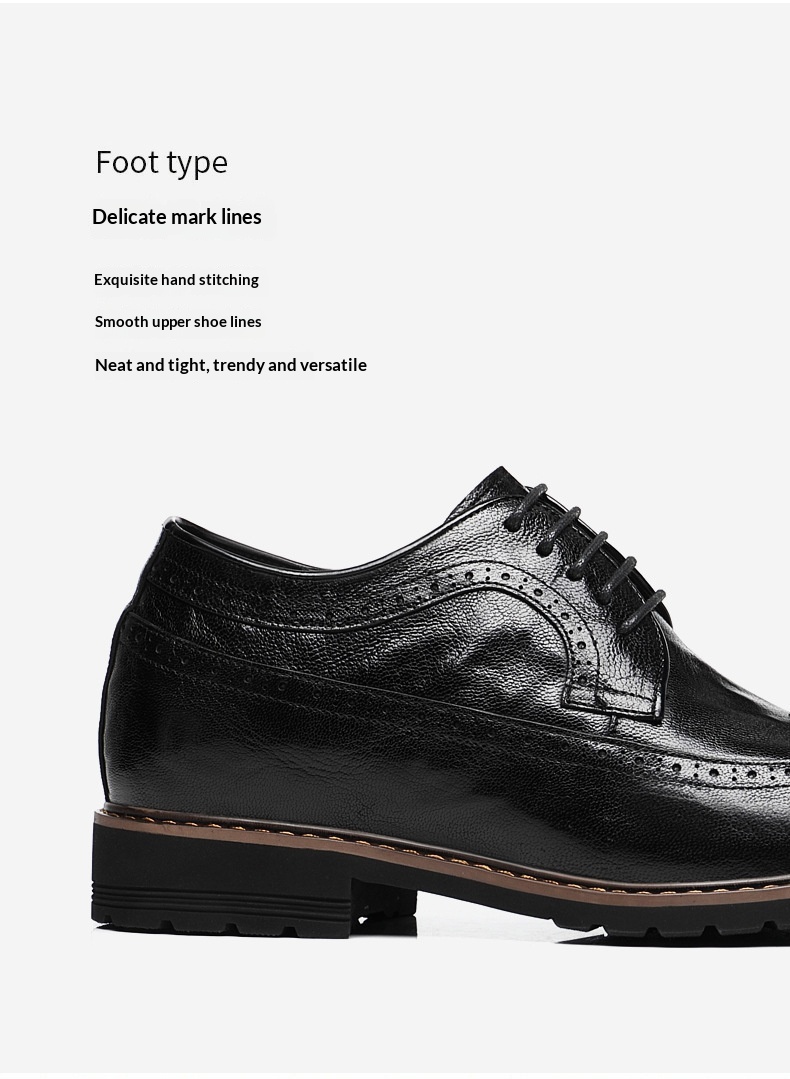 Bullock Men's 8cm Height-increasing Derby Shoes 14 c2be5002 15d0 46c0 a967 9cadab9b828a trans