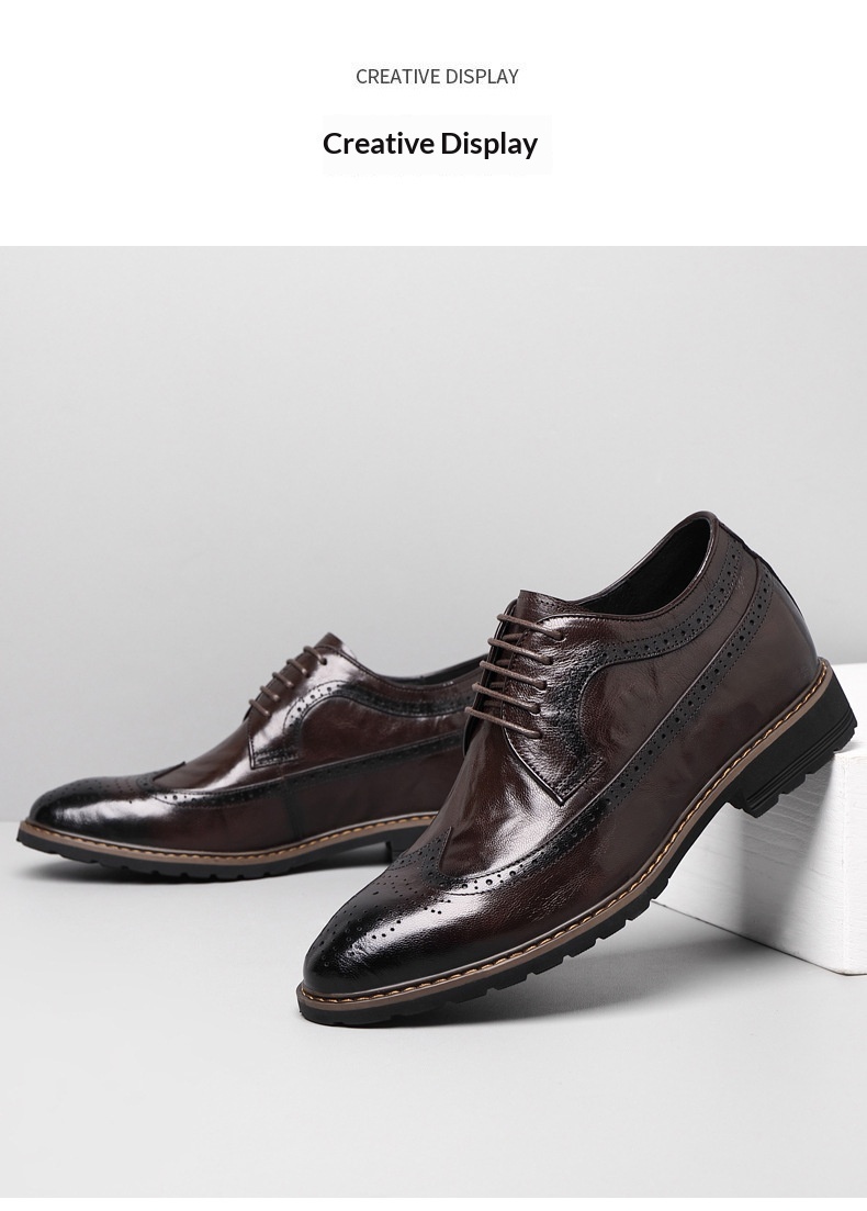 Bullock Men's 8cm Height-increasing Derby Shoes 27 eeab0553 acc3 486a bfd2 65cc8d606e8e trans