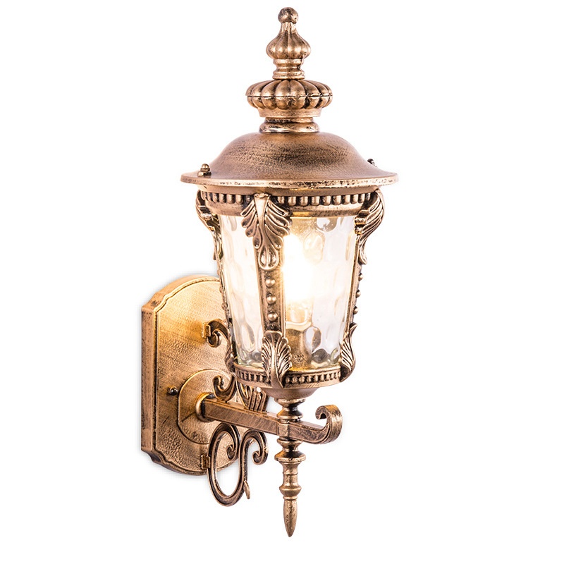 Retro Outdoor Pathway Waterproof Lotus Wall Light LED Wall Lamp
