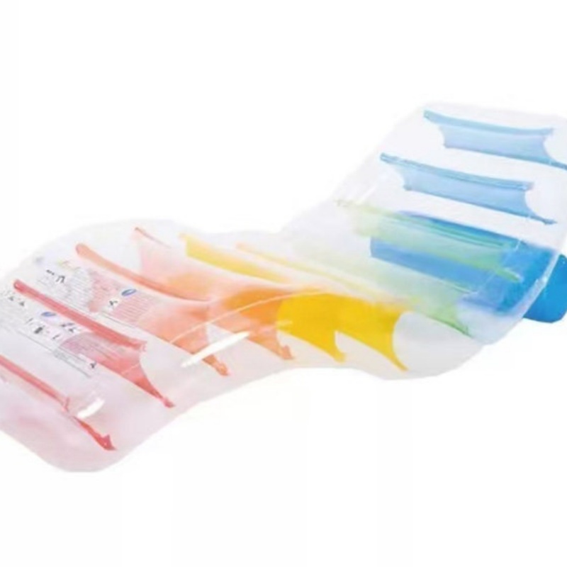 Colorful Transparent Rainbow Inflatable Float