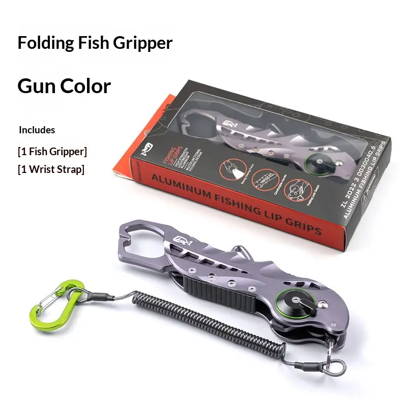 Foldable Multi-Functional Fish Gripper Lure Pliers