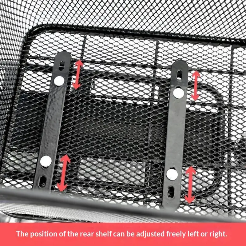Mountain Bike Rear Rack Basket Rear Seat Carrier Storage Basket
