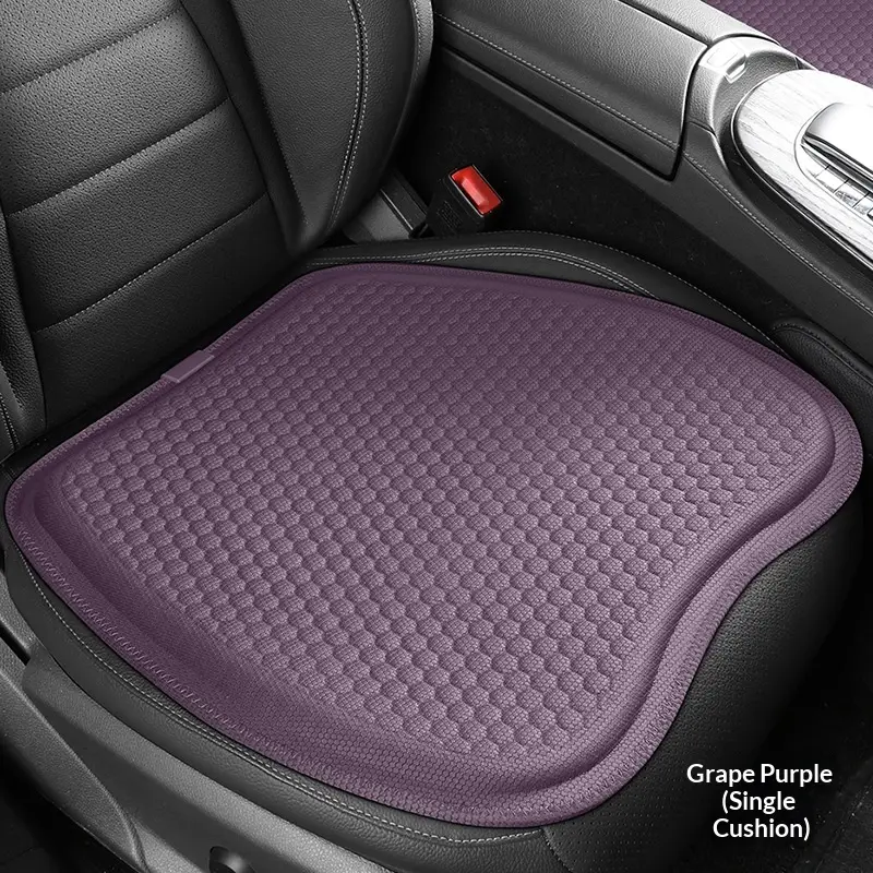 Honeycomb Gel Car Seat Cushion - Universal All-Season Seat Pad with Breathable Cool-to-the-Touch Fabric