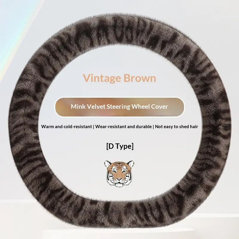 Car Steering Wheel Cover AutumnWinter Specific Interior Handle Cover